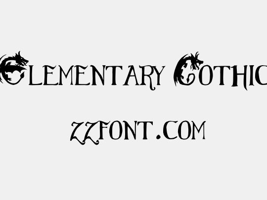Elementary Gothic
