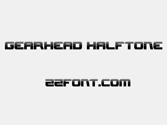 Gearhead Halftone