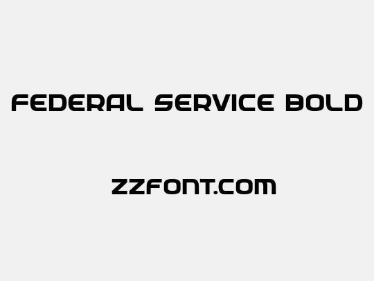 Federal Service Bold