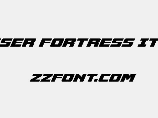 Cruiser Fortress Italic