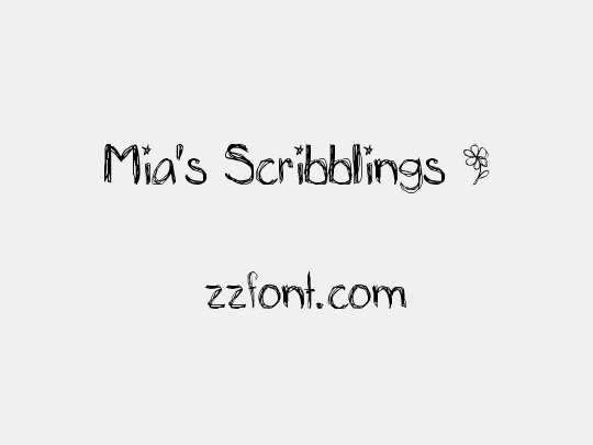 Mia's Scribblings ~