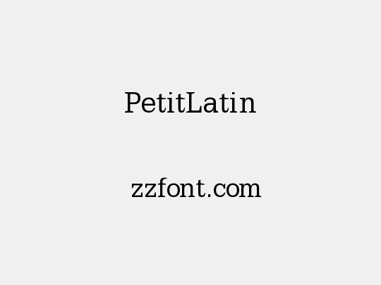 PetitLatin