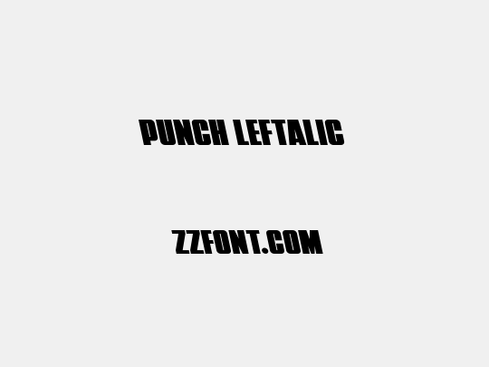Punch Leftalic