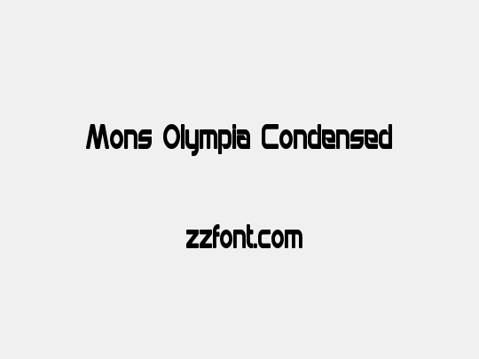 Mons Olympia Condensed