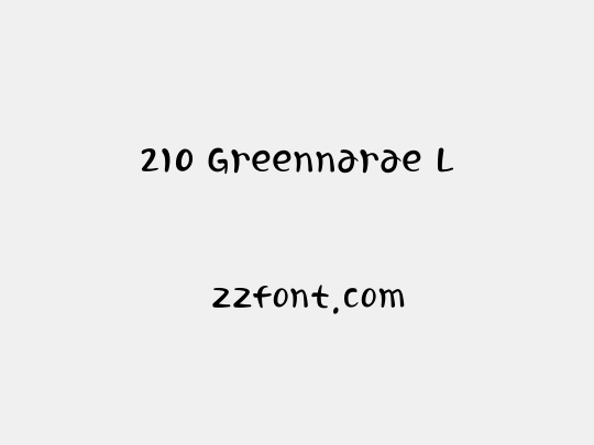 210 Greennarae L