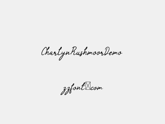 CharlynRushmoorDemo