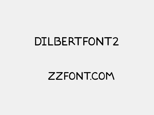 DILBERTFONT2