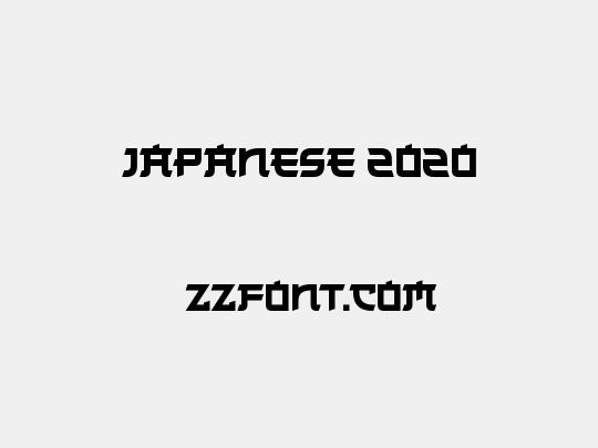 Japanese 2020