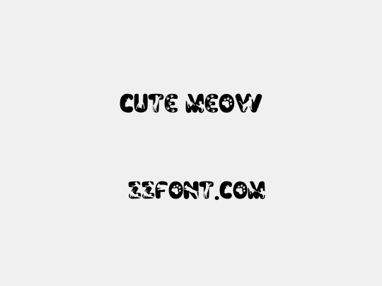 Cute Meow