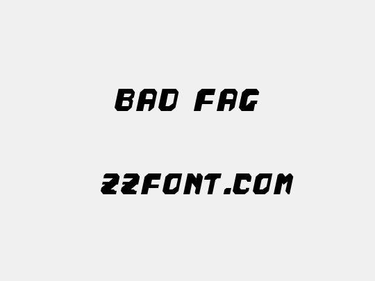 bad fag