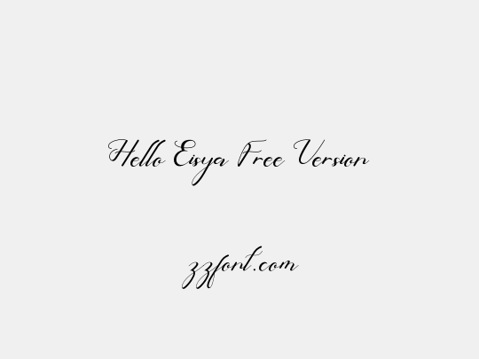 Hello Eisya Free Version