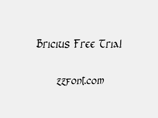 Bricius Free Trial