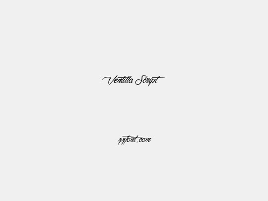Ventilla Script