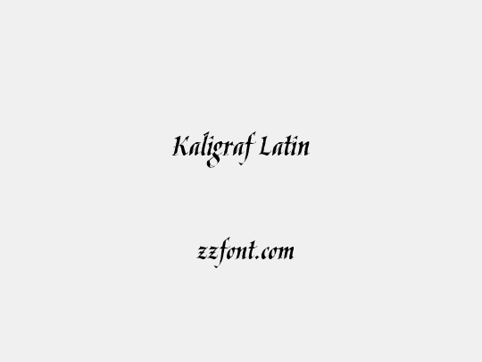 Kaligraf Latin
