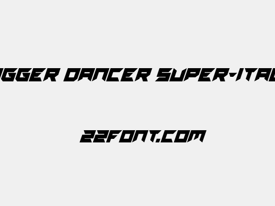 Dagger Dancer Super-Italic