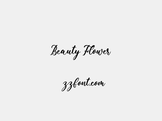 Beauty Flower
