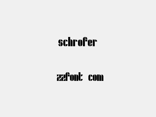Schrofer
