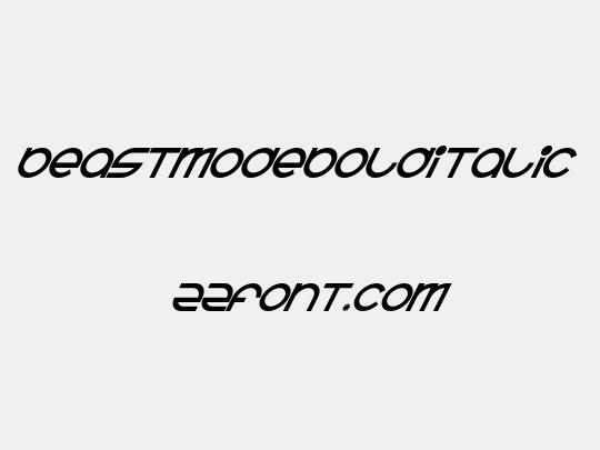 BeastModeBoldItalic