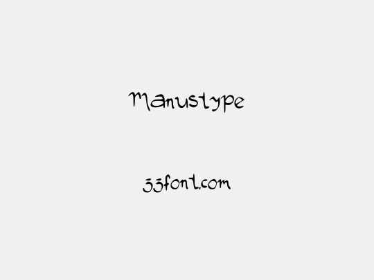 Manustype