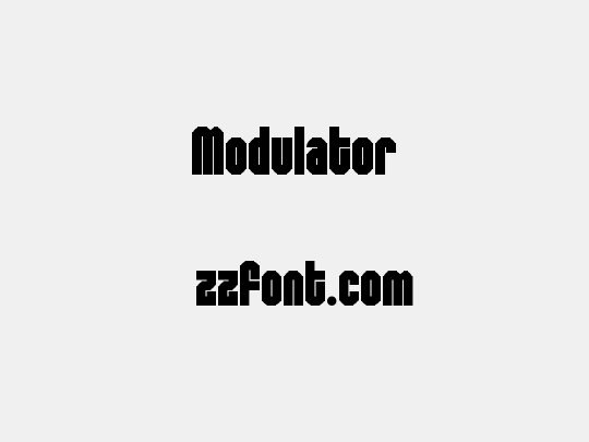 Modulator