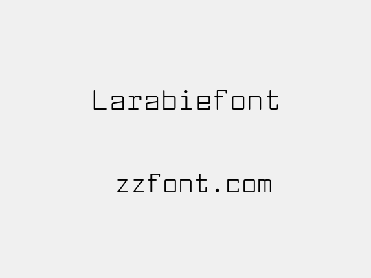 Larabiefont