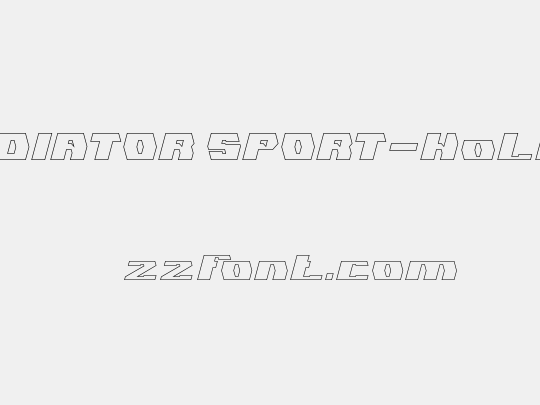 GLADIATOR SPORT-Hollow
