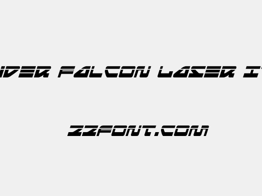 Searider Falcon Laser Italic