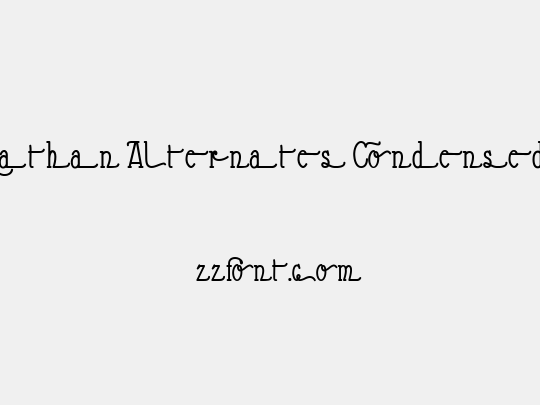 Nathan Alternates Condensed