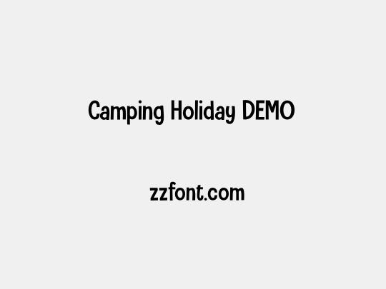 Camping Holiday DEMO