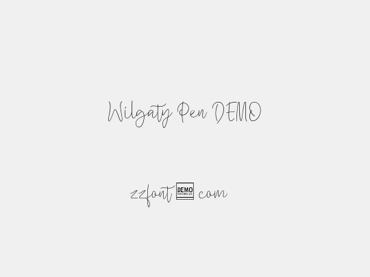 Wilgaty Pen DEMO
