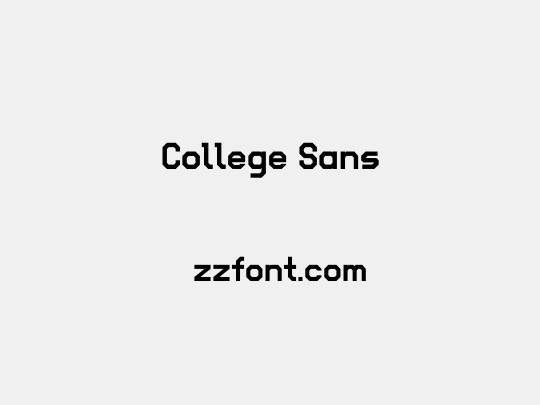 College Sans