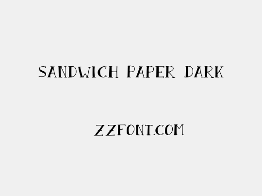 Sandwich Paper Dark