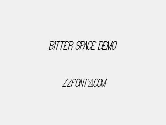 Bitter Space Demo