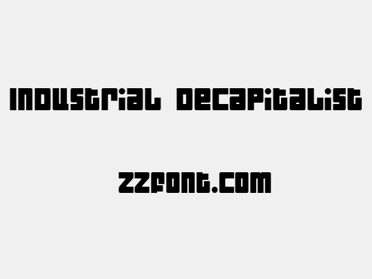 Industrial Decapitalist