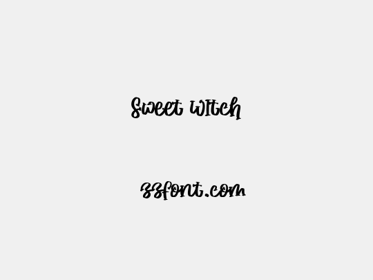 Sweet WItch