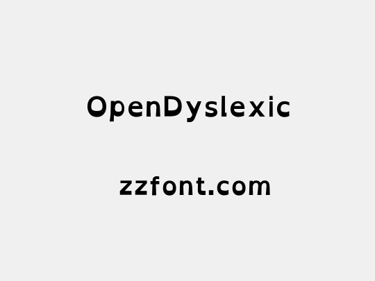 OpenDyslexic