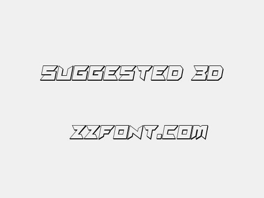 Suggested 3D
