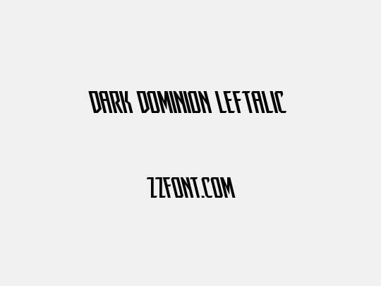 Dark Dominion Leftalic