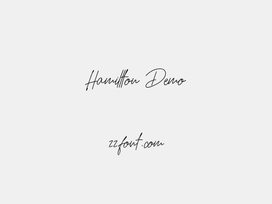 Hamillton Demo