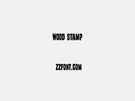 Wood Stamp