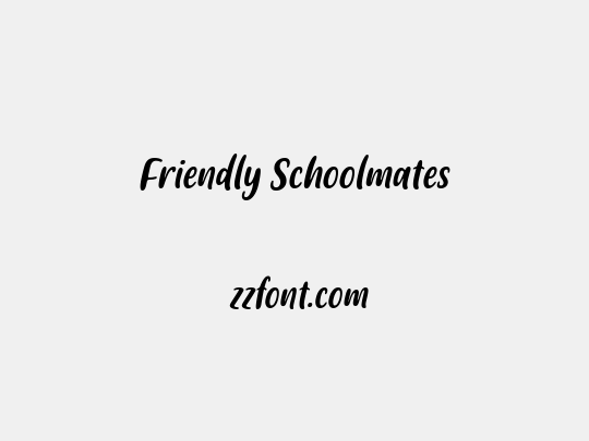 Friendly Schoolmates