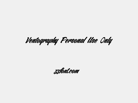 Ventography Personal Use Only