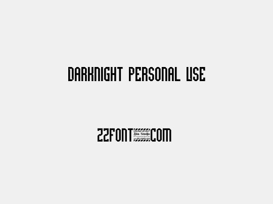Darknight Personal Use