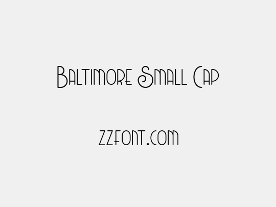 Baltimore Small Cap
