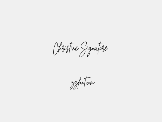 Christine Signature