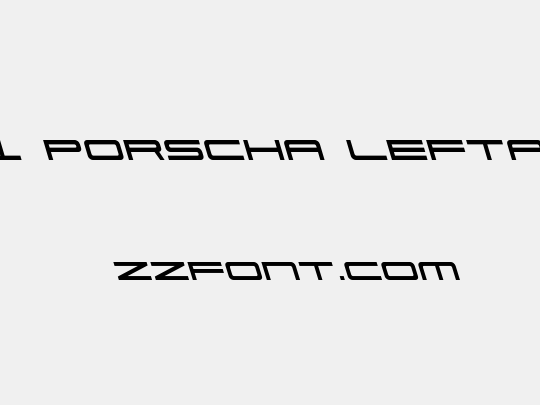 911 Porscha Leftalic