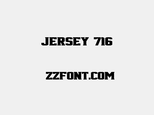 Jersey 716