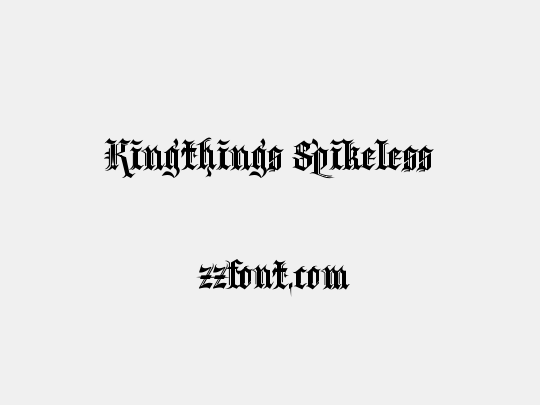 Kingthings Spikeless