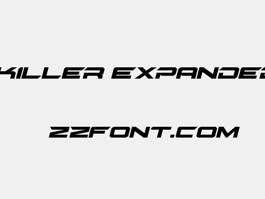 Gypsy Killer Expanded Italic