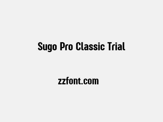 Sugo Pro Classic Trial